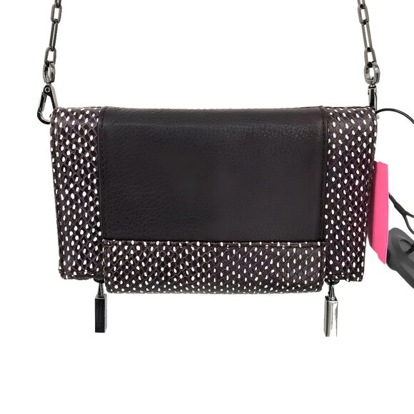 Hammitt Levy Espresso Reserve Wallet Leather Brown Grey Crossbody Bag Handbag NW - Picture 2 of 13